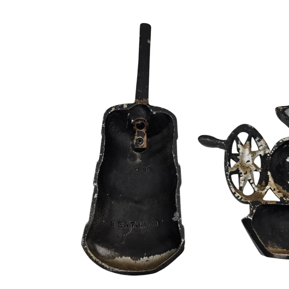 Vintage Sexton Cast Iron Wall Decor Lot Bellows Coffee Grinder Churn Farm Rustic
